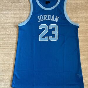 Size Large Jordan Women’s Light Blue Mesh Jersey